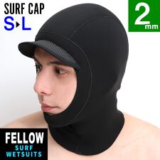 フェロー(FELLOW)のFELLOW サーフキャップ 防寒ウェットキャップ メンズ レディース 2mm メタルスキン