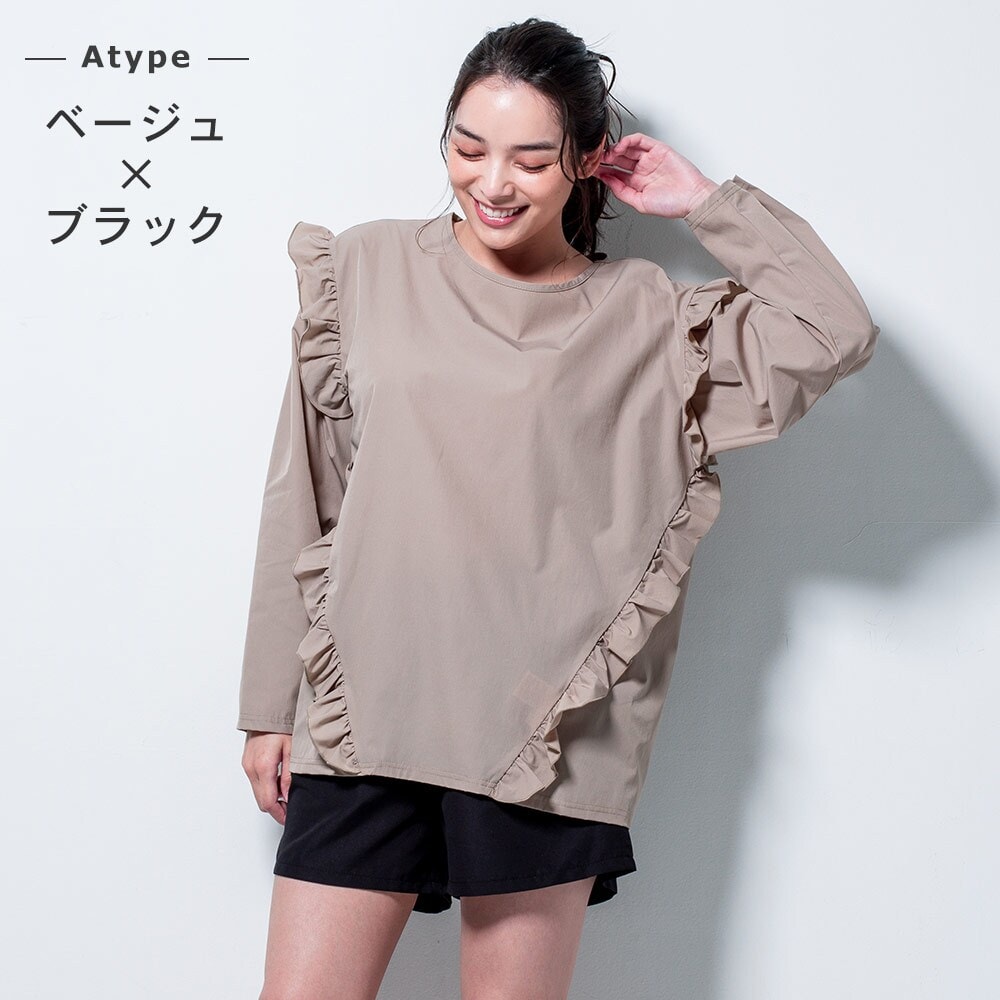 [}C]FELLOW bVK[hZbg fB[X ZbgAbv t  UPF50+ ڐG⊴/tF[iFELLOWj AFx[W×ubN