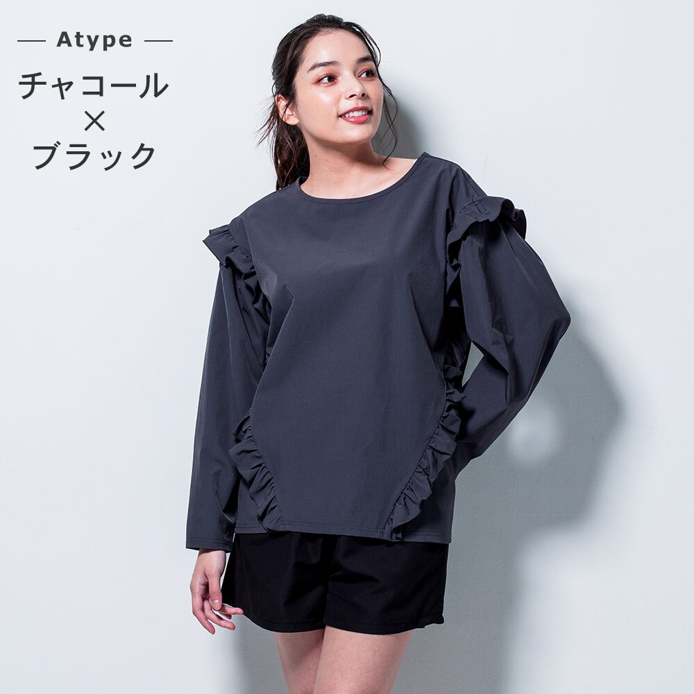 [}C]FELLOW bVK[hZbg fB[X ZbgAbv t  UPF50+ ڐG⊴/tF[iFELLOWj AF`R[×ubN