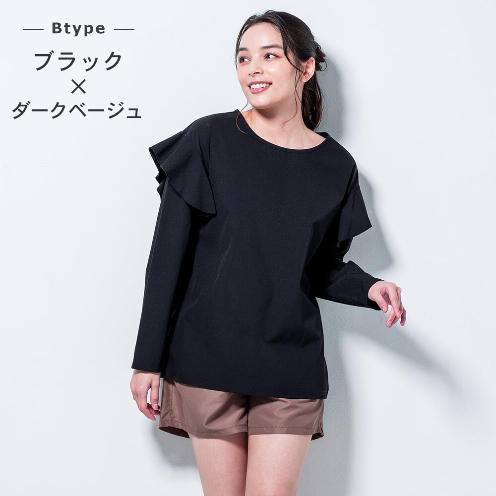 [}C]FELLOW bVK[hZbg fB[X ZbgAbv t  UPF50+ ڐG⊴/tF[iFELLOWj BFubN×_[Nx[W