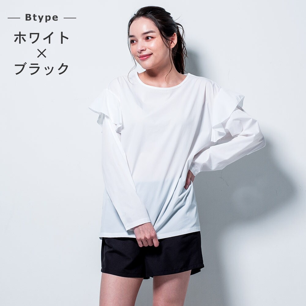 [}C]FELLOW bVK[hZbg fB[X ZbgAbv t  UPF50+ ڐG⊴/tF[iFELLOWj BFzCg×ubN