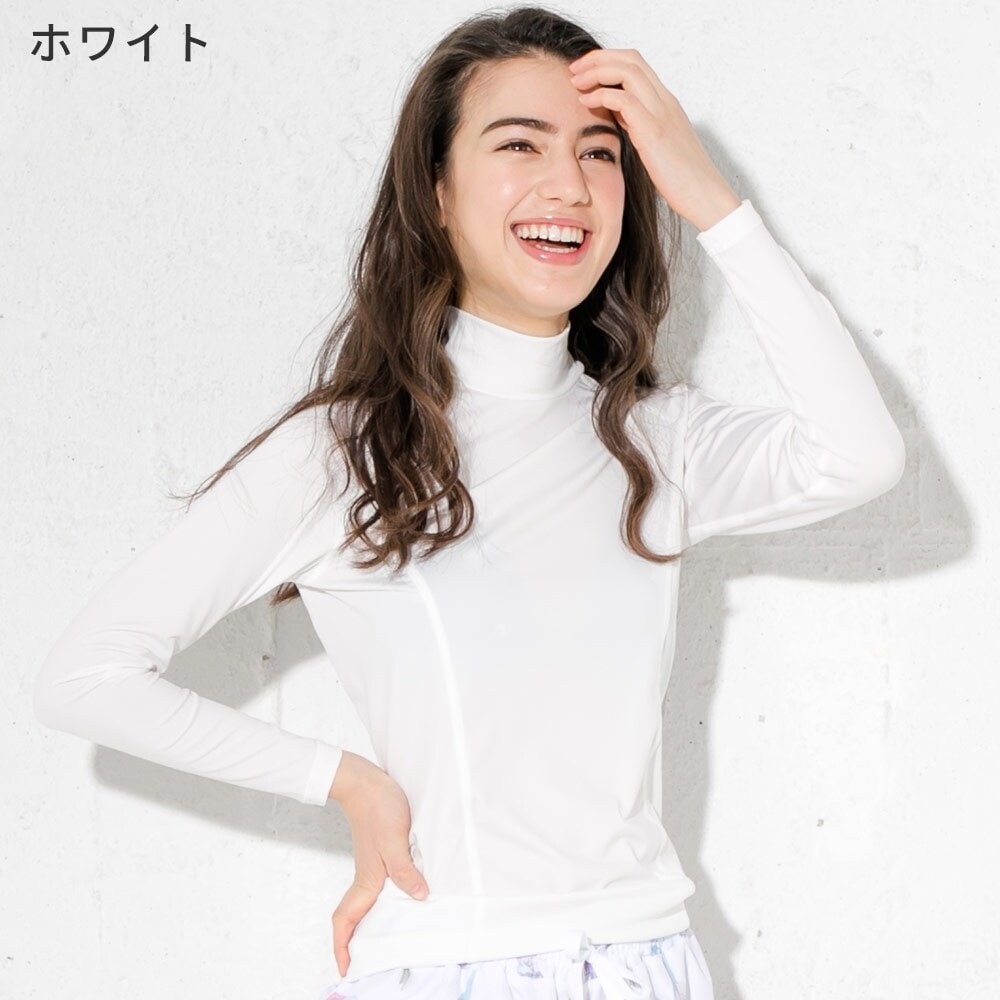 [�}���C]FELLOW ���b�V���K�[�h ���f�B�[�X ���� T�V���c �n�C�l�b�N UPF50+ �ڐG�⊴ ����/�t�F���[�iFELLOW�j �z���C�g