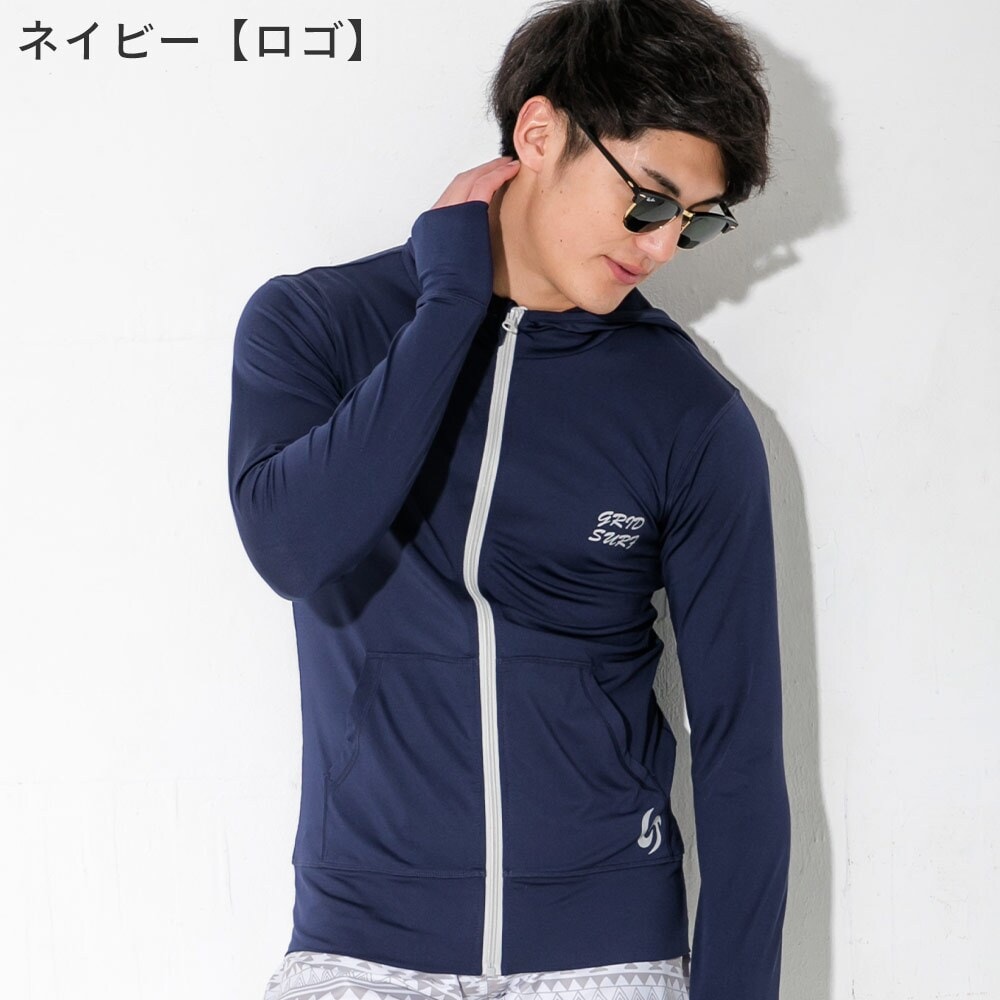 [}C]GRID SURF bVK[h Y p[J[ ڐG⊴ UPF50+ UVJbg t[ht/tF[iFELLOWj lCr[ySz