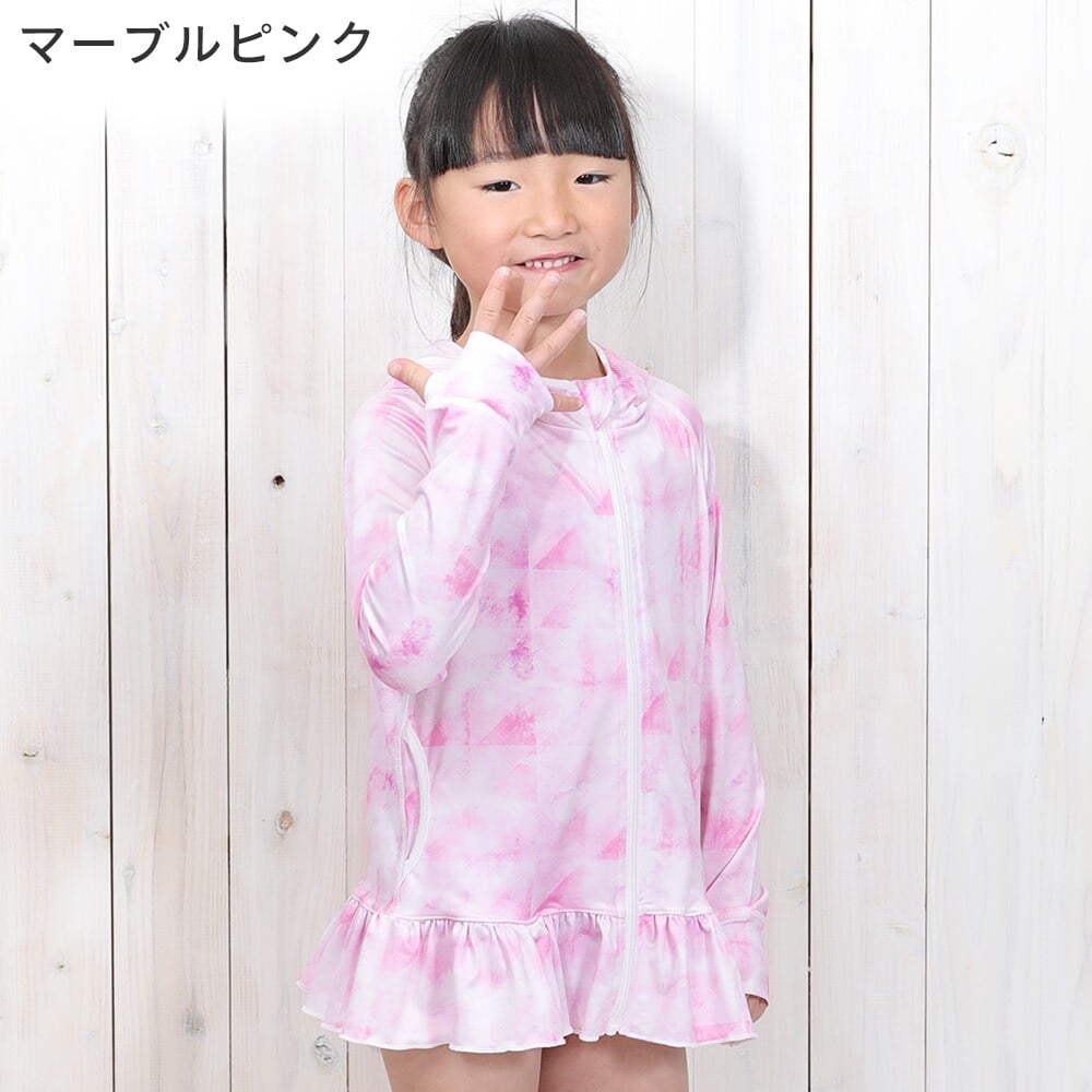 [�}���C]HEAZEL ���b�V���K�[�h �L�b�Y �t���� �����O �p�[�J�[ UPF50+ �ڐG�⊴ UV�J�b�g/�t�F���[�iFELLOW�j �}�[�u���s���N