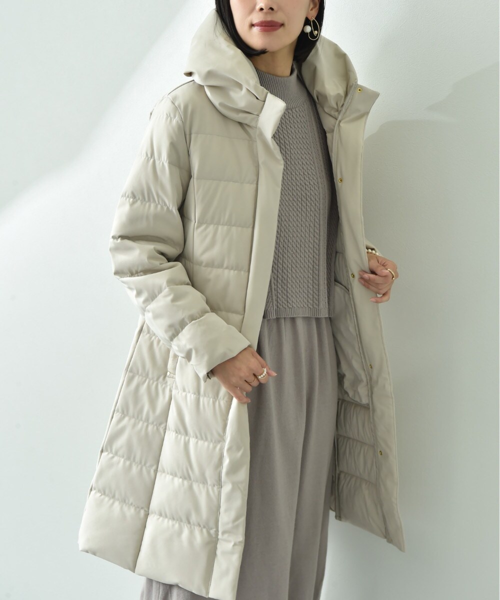 ストレッチタフタ アウター ホワイト NICOLE｜テクニカルストレッチタフタ ダウン | Rakuten Fashion(楽天