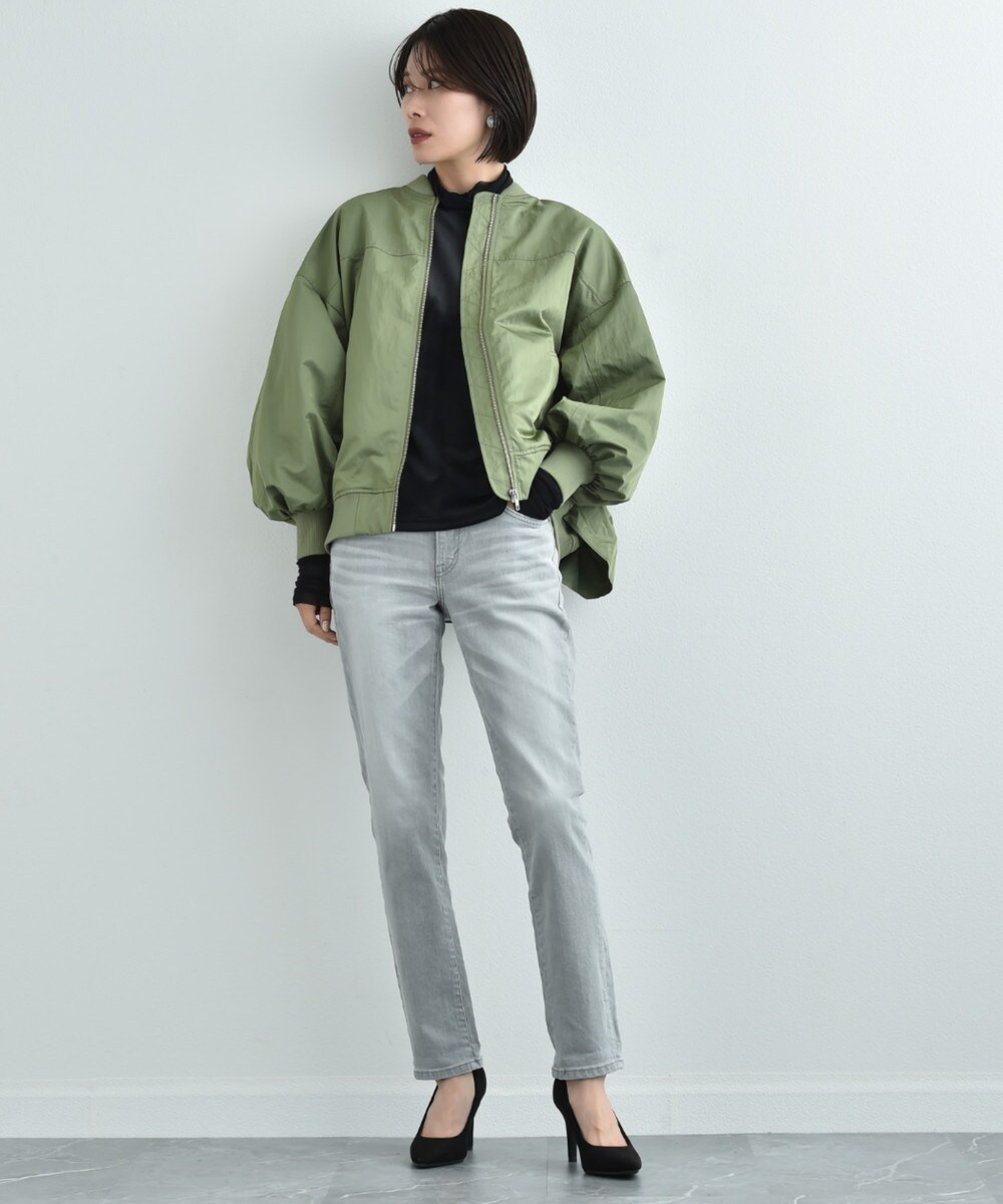 ティーアードフリルMA－1ブルゾン | インタープラネット