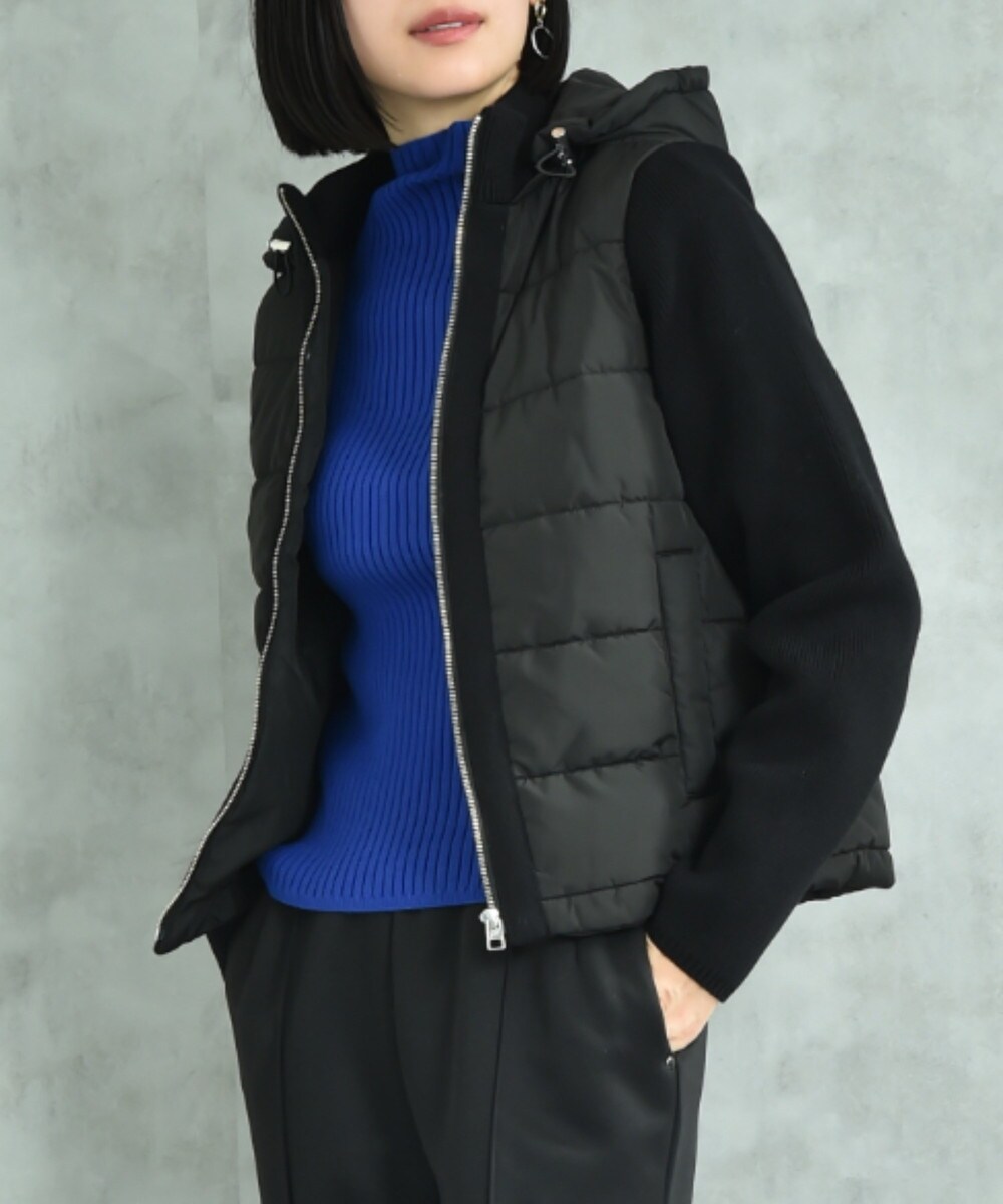 中綿＊ニット切替2WAYジャケット． | インタープラネット