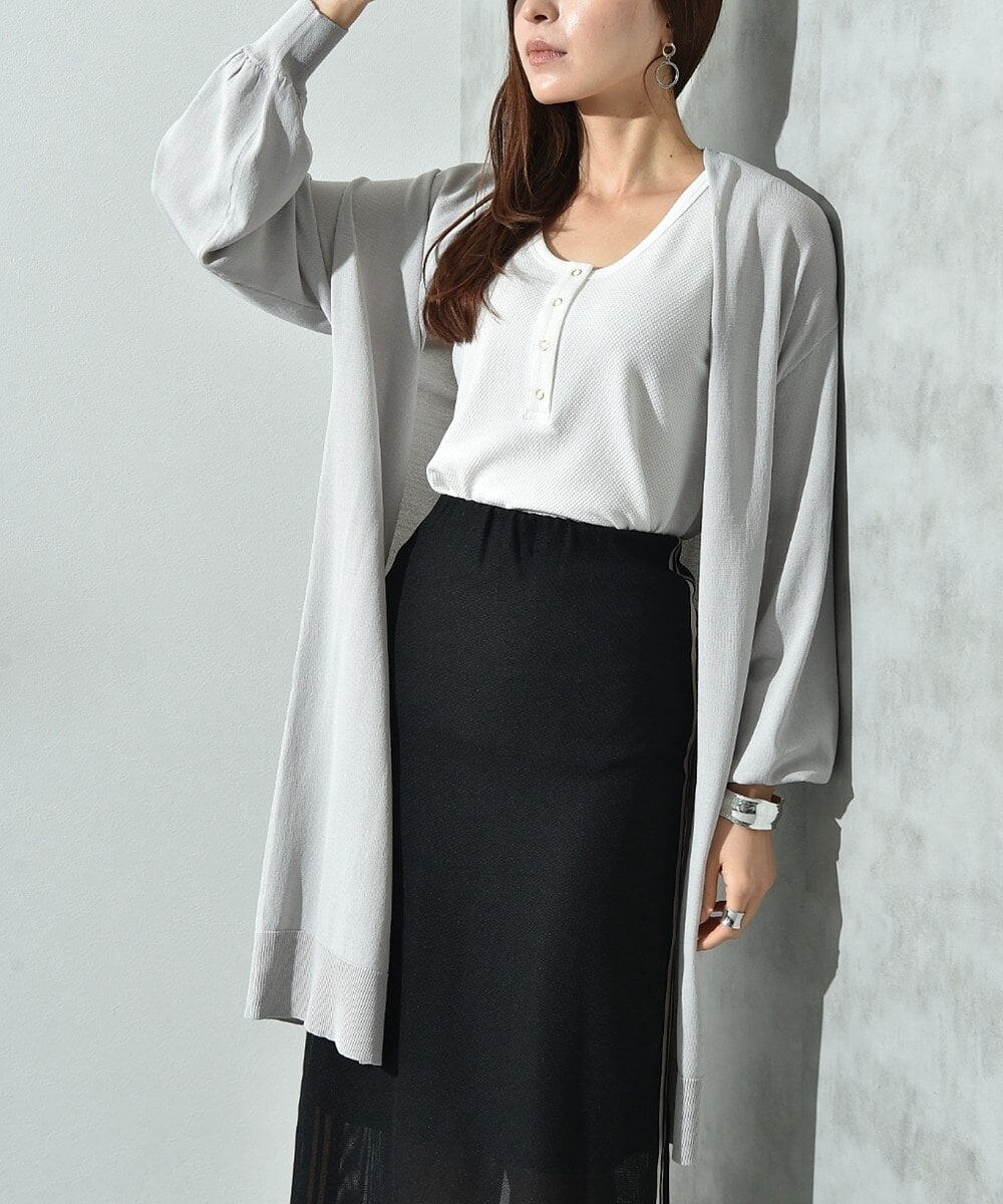 【2日以内発送】snidel uvカットボレロ シルバー 新品】SNIDEL UVカットボレロ／ウォッシャブル シルバー - メルカリ