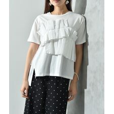 ＴＣブロードアシメフリルＴシャツ