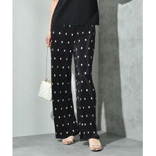 インタープラネット(INTERPLANET)のプリントプリーツアソート柄パンツ