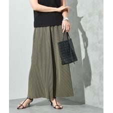 【ａｃｔｕｅｌ】カットスムースプリーツパンツ