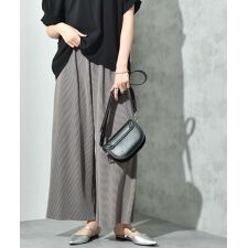 【ａｃｔｕｅｌ】カットスムースプリーツパンツ
