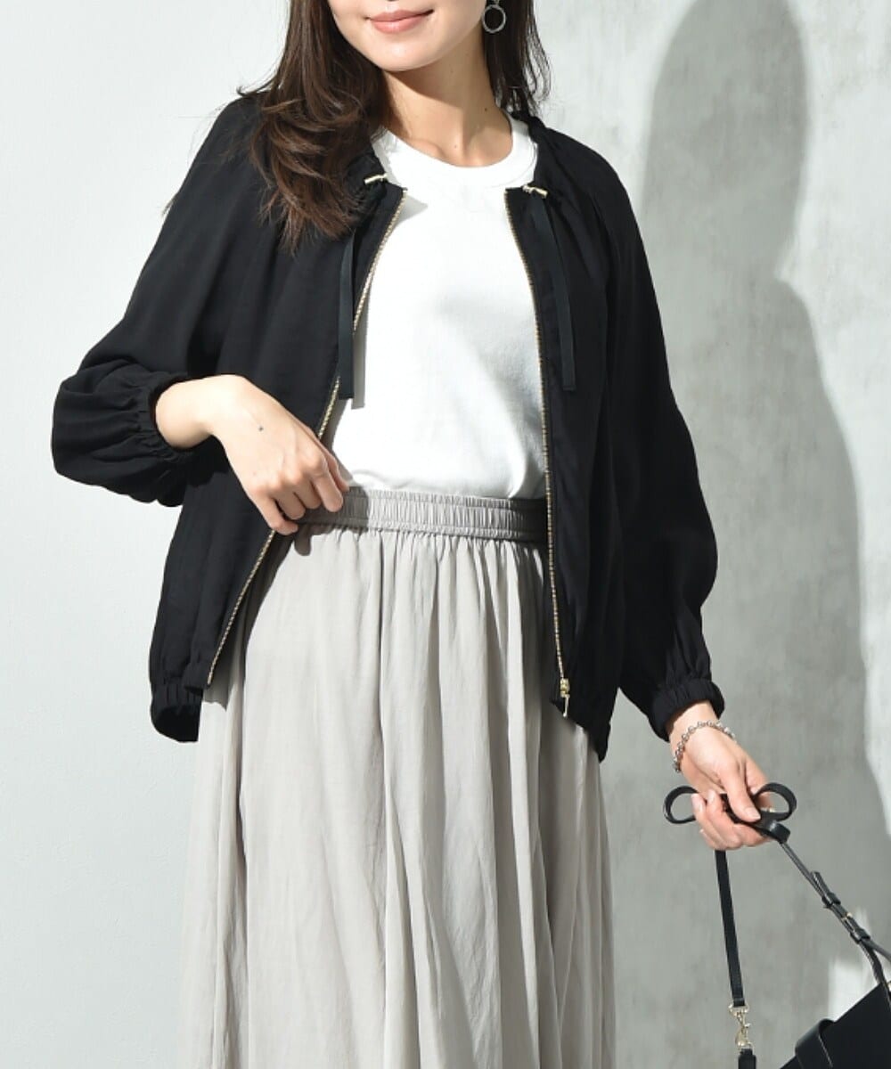 ティーアードフリルMA－1ブルゾン | インタープラネット