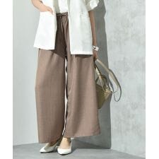 【追加】麻調合繊ワイドパンツ