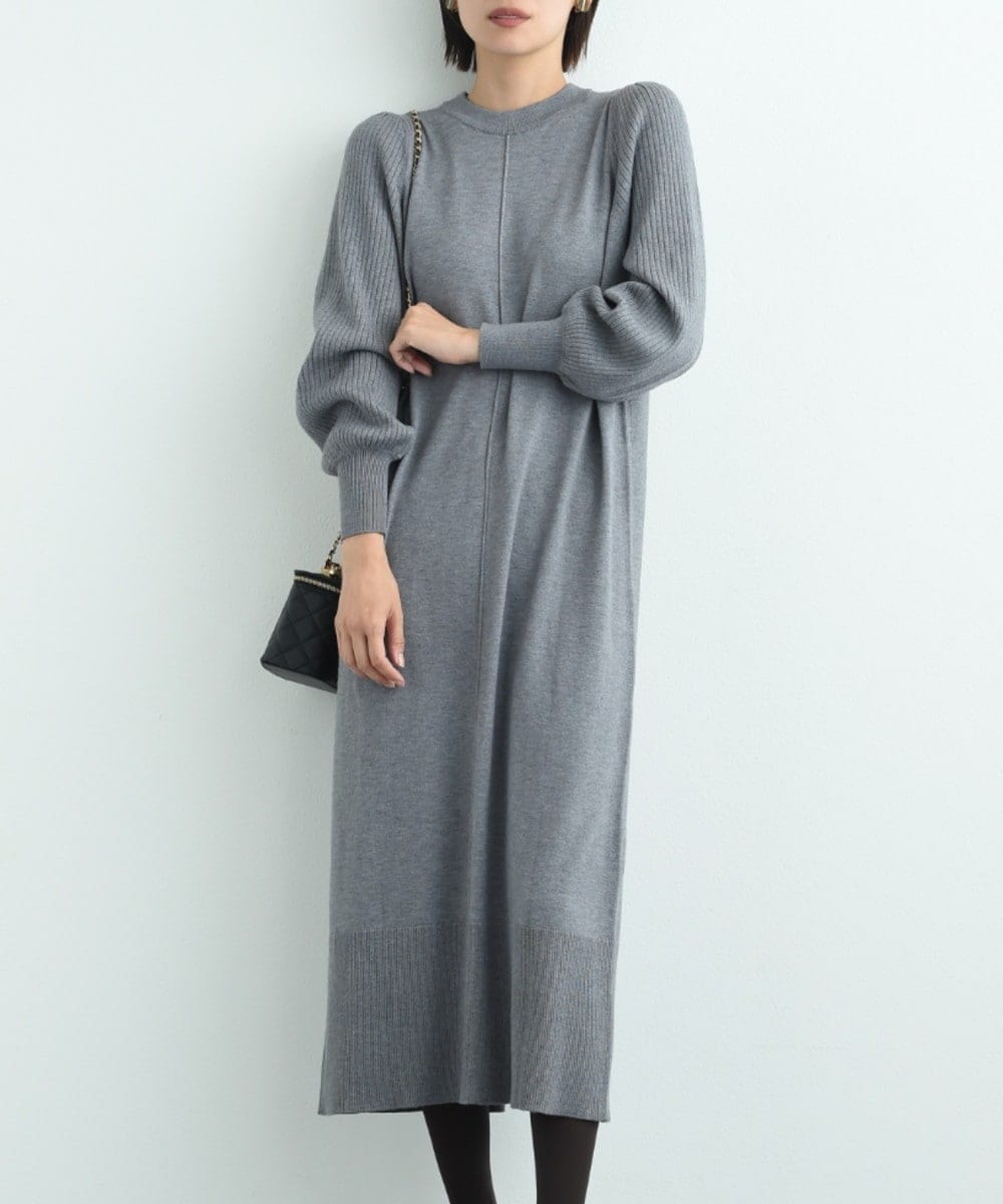 E hyphen world galleryBonBoビンテージサテンワンピース E hyphen world gallery BonBon - ヴィンテージサテンフリル