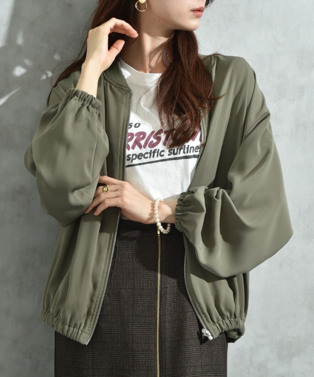 撥水・UV加工】ダブルクロスZIPブルゾン | インタープラネット