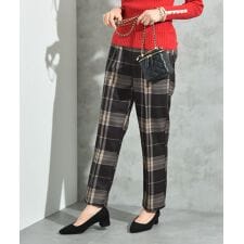 インタープラネット(INTERPLANET)の起毛ストレッチチェックパンツ