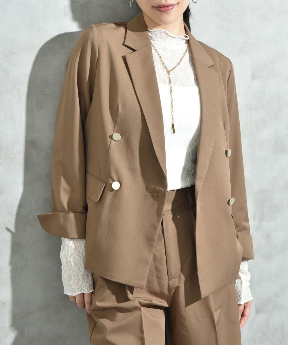 最安値 LILY BROWN フォックスブレンドトリムニットジャケット フォックスブレンドトリムニットジャケット | リリーブラウン