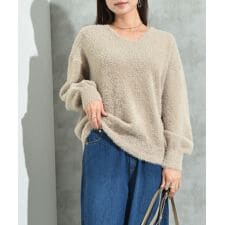 フェザーヤーンＶネックプルオーバー