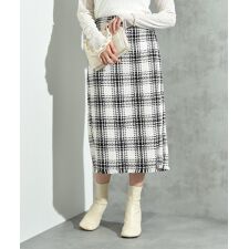 コースチェックツィードスカート