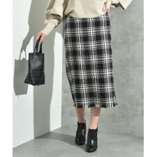 コースチェックツィードスカート