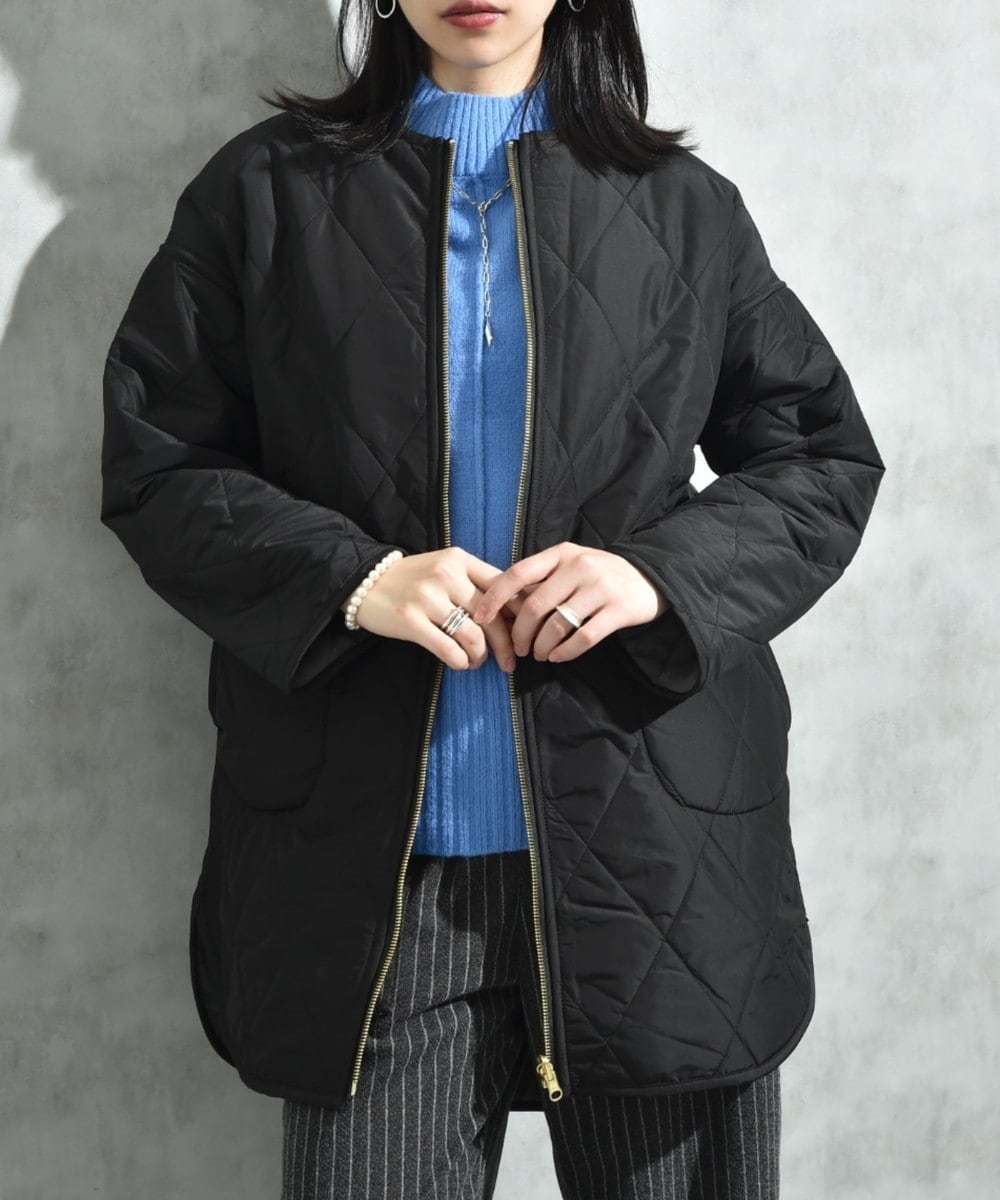 ナノユニバース ZIPミドルコート ZIP ミドル コート