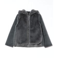 インタープラネット(INTERPLANET)のエコファー＊ムートンフードジャケット