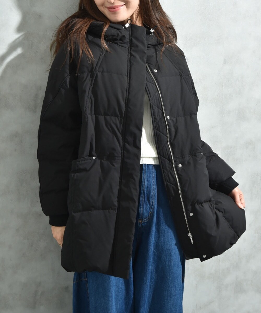 ACUTA】ストレッチタフタダイヤキルト袖口リブダウン | インター