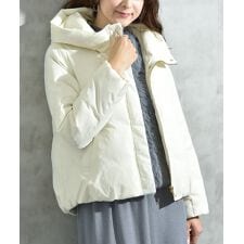 インタープラネット(INTERPLANET)のナイロンマイクロタフタフード付ショートコート