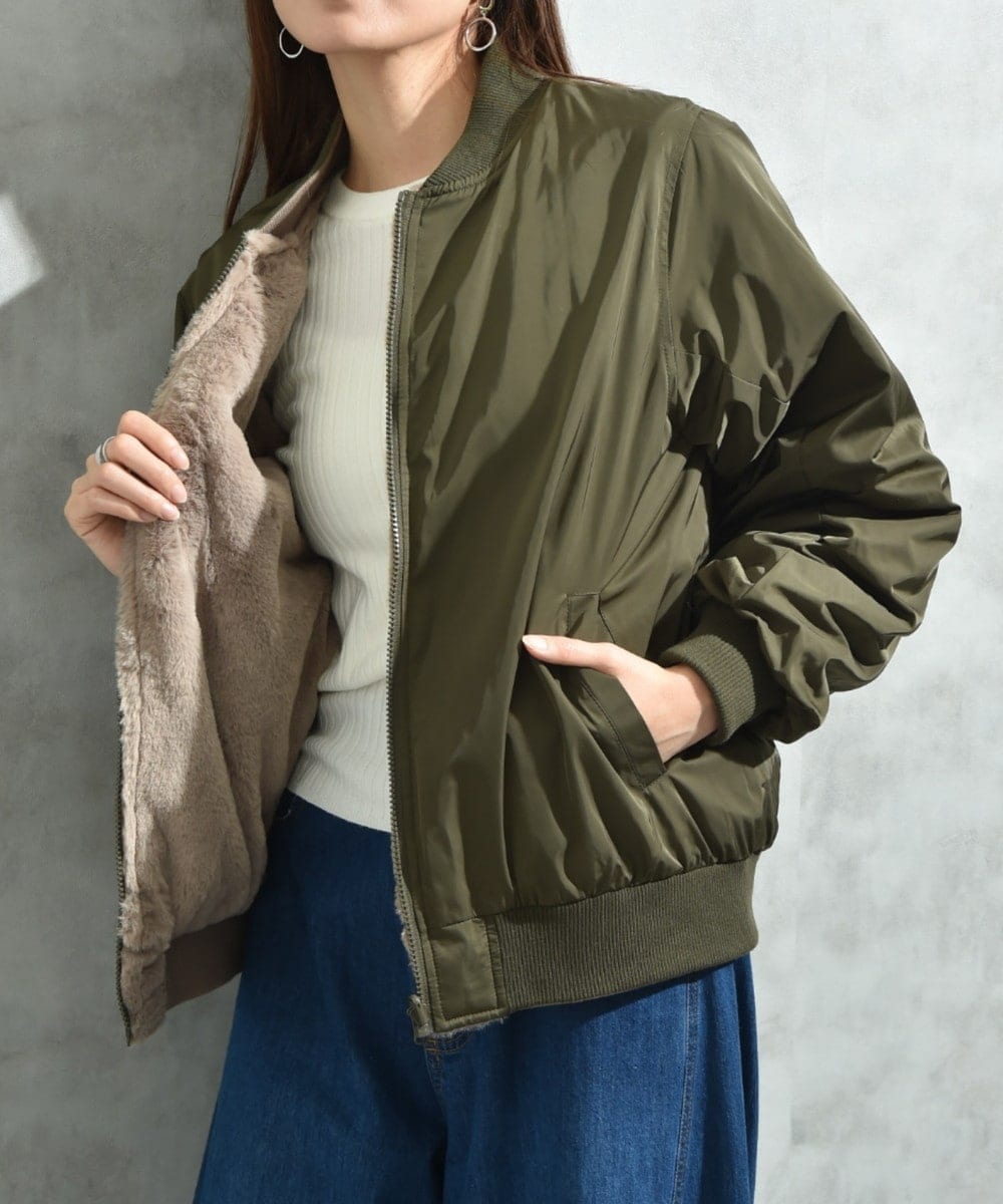 ティーアードフリルMA－1ブルゾン | インタープラネット