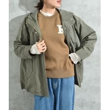 インタープラネット(INTERPLANET)の【撥水・ＵＶ加工】キルトライナー付フードショートコート