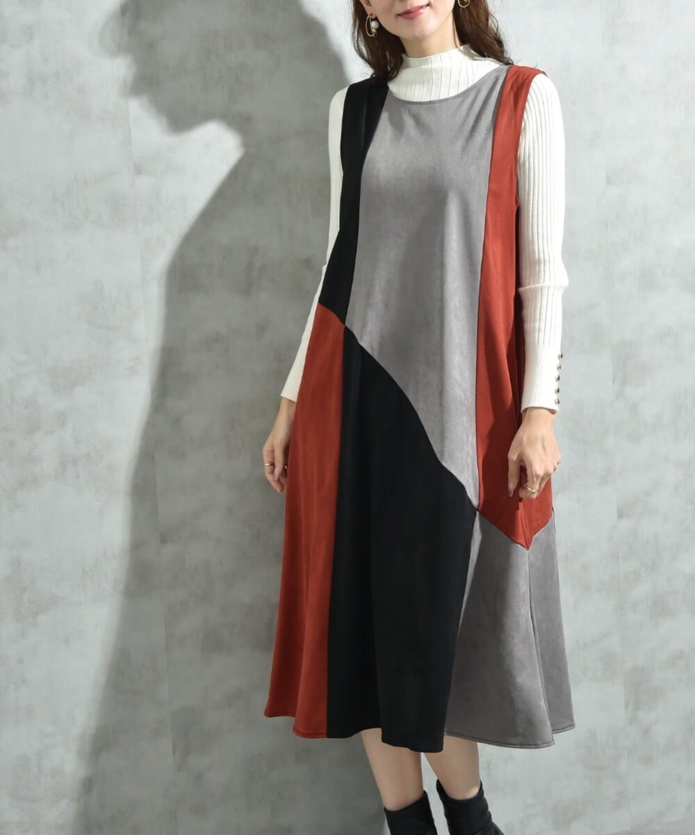 ウール混ジャージーフレアワンピース | スローブ イエナ(SLOBE IENA