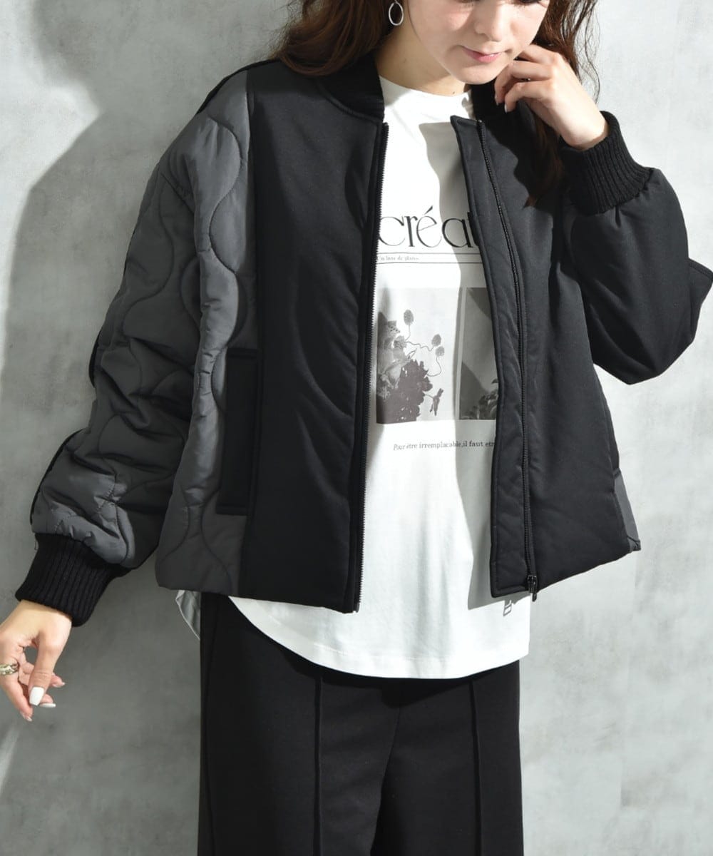 2点・ティアードフリルＭＡ－１ブルゾン ティーアードフリルMA－1ブルゾン | インタープラネット