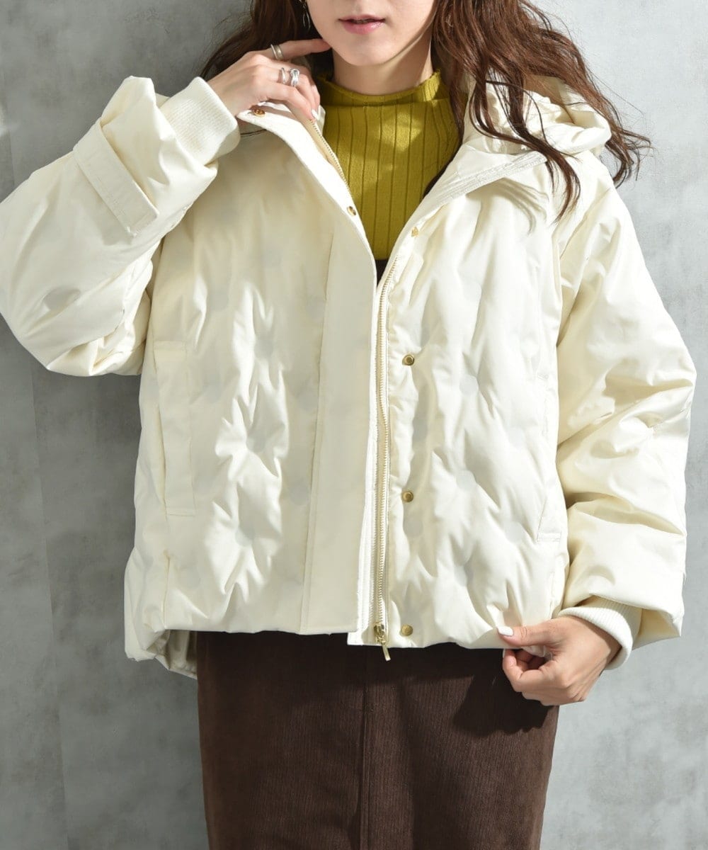 ふわふわ】リボン釦ダッフルエコダウンコート | フィント(FINT