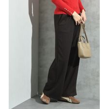 インタープラネット(INTERPLANET)のウールライク見えカットストライプパンツ