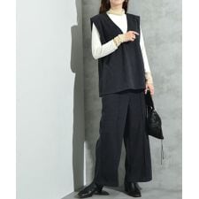 ウールライク裏起毛セットアップ