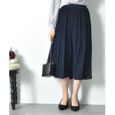 シフォンジョーゼットプリーツスカート