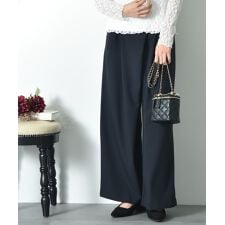 ストレッチツイルラップ風ワイドパンツ