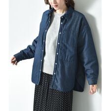 中綿デニムシャツジャケット