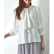 【ＵＶ・接触冷感】ポーラチーフタイ袖２ＷＡＹブラウス