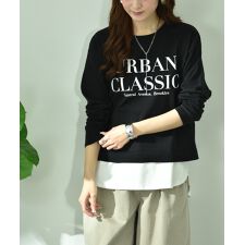 ロゴニットプルオーバー