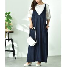 【ＣＬＯＣＨＥ】テンセルデニムジャンパースカート