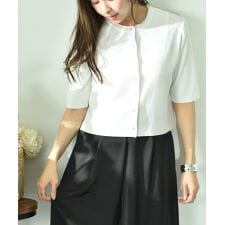 【マシーンウォッシャブル・ＵＶ・接触冷感】ハーフスリーブカーディガン