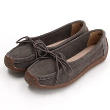 トミエコ(Tomieco)の本革ベロア　モカシンシューズ