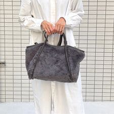 トミエコ(Tomieco)のエコファートートバッグ　ショルダーベルトで2way仕様　マチ広バッグ