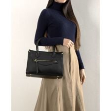 本革トートバッグ　シュリンクレザー　2way仕様