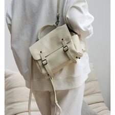 トミエコ(Tomieco)の羊革　スクエア　バッグパッグ　2wayトートバッグ