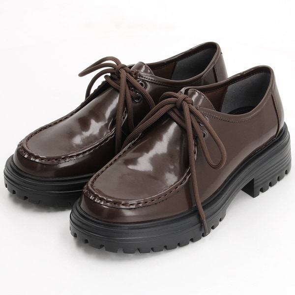 日本製 マニッシュシューズ ヒモ付き カジュアル 3cmヒール 楽ちん