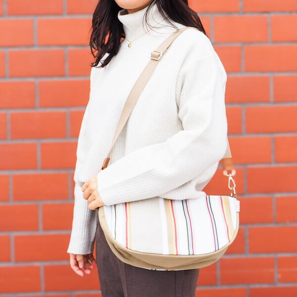 タンブールバッグ（オーギュスト ブラン グリ） | レ・トワール・デュ