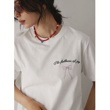 リボンモチーフTシャツ